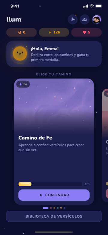 Ilum app screen